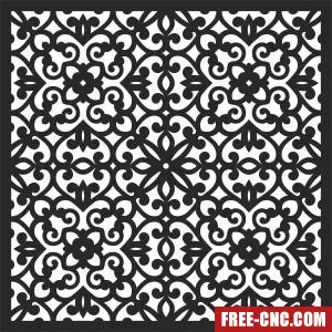 Decorative wall door decorative door pattern - Download free dxf for cnc plasma cutting