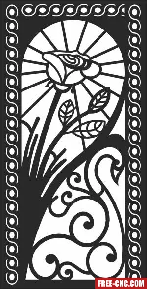 Pattern wall door pattern door - Download free dxf for cnc plasma cutting