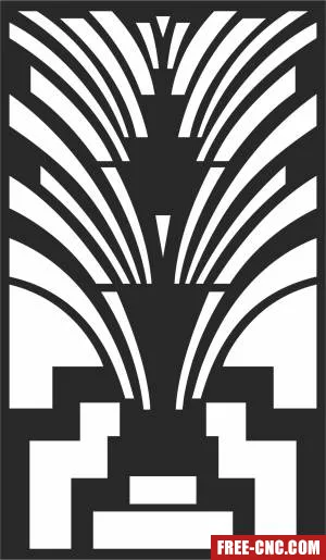 Screen decorative pattern door - Download free dxf for cnc plasma cutting Screen decorative pattern door - Download free dxf for cnc plasma cutting
