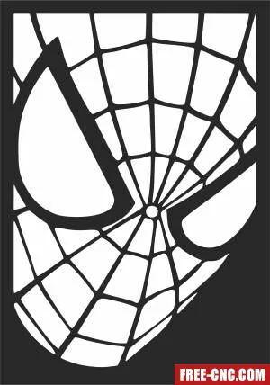 Spiderman wall art - Free dxf download