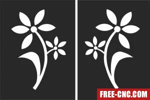 Screen door wall decorative - Free dxf for laser cutting and plasma