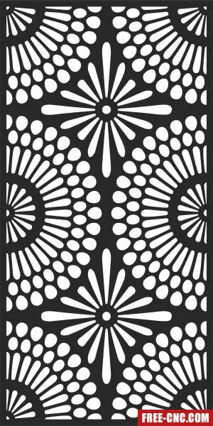 Decorative door decorative screen pattern wall - Download free dxf for cnc plasma cutting