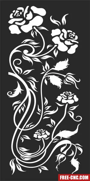 Wall pattern wall pattern screen door decorative - Free dxf for laser cutting and plasma Wall pattern wall pattern screen door decorative - Free dxf for laser cutting and plasma