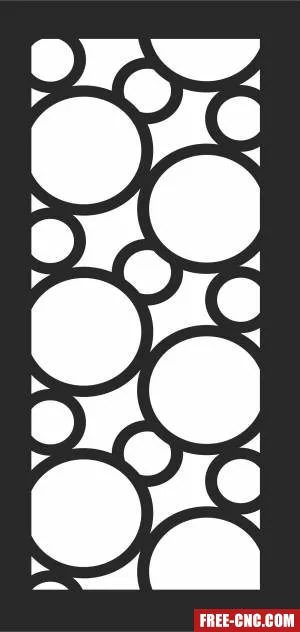 Pattern door decorative - Free dxf files ready to cut