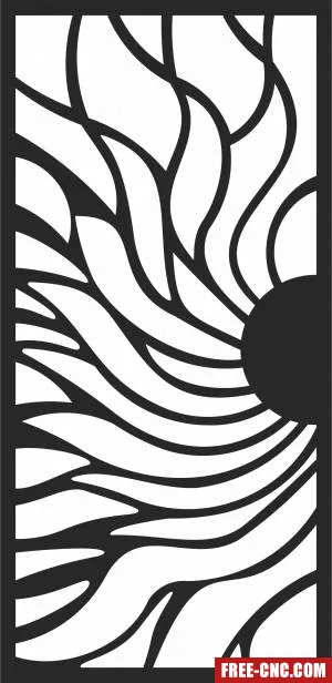 Screen wall pattern door wall - Download free dxf for cnc plasma cutting