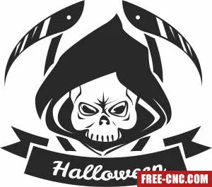 Grim reaper halloween clipart - Download free dxf for cnc plasma cutting