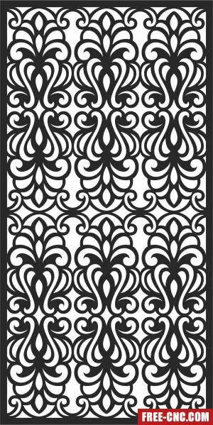 Screen door screen wall screen wall screen - Download free dxf for cnc plasma cutting Screen door screen wall screen wall screen - Download free dxf for cnc plasma cutting
