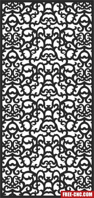 Door decorative door decorative wall door - Free dxf download