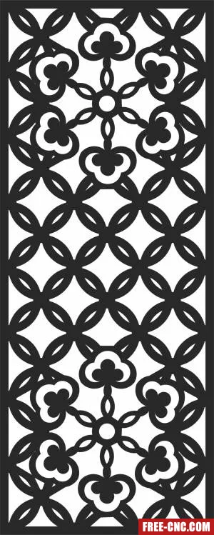Screen wall screen decorative - Free dxf for laser cutting and plasma Screen wall screen decorative - Free dxf for laser cutting and plasma