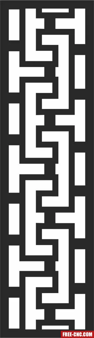 Wall decorative door pattern screen pattern screen - Download free dxf for cnc plasma cutting