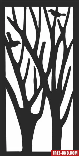 Door screen decorative door screen door - Free dxf files ready to cut