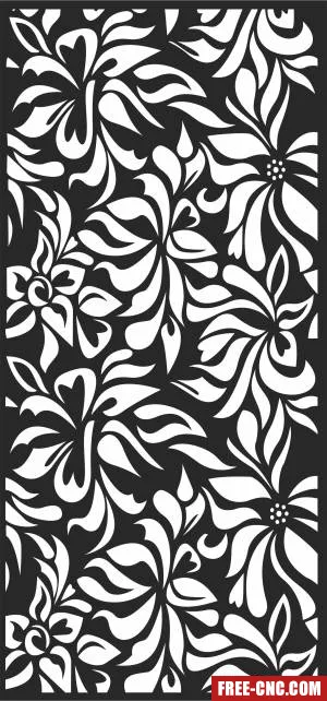 Screen wall pattern - Free dxf files ready to cut