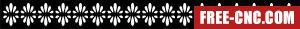 Screen decorative pattern screen decorative screen decorative - Free dxf for laser cutting and plasma