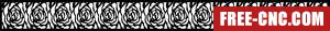 Pattern screen wall screen wall - Free dxf files ready to cut