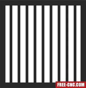Decorative door decorative screen wall - Download free dxf for cnc plasma cutting