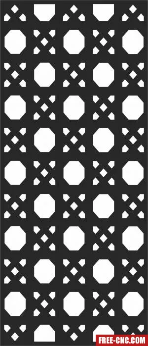 Pattern decorative wall screen decorative - Download free dxf for cnc plasma cutting Pattern decorative wall screen decorative - Download free dxf for cnc plasma cutting