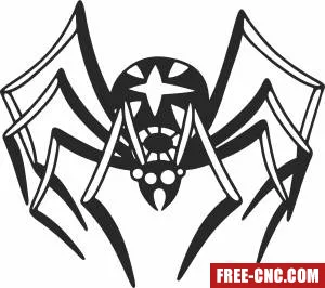 Spider wall decor - Free dxf files ready to cut