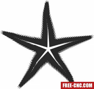 Star doodle clipart - Download free dxf for cnc plasma cutting