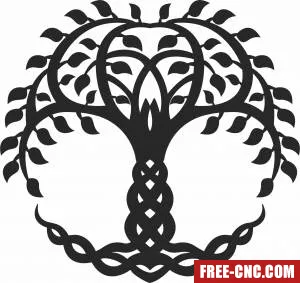 Tree of life wall decor - Download free dxf for cnc plasma cutting