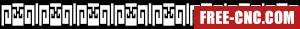 Pattern door pattern decorative door decorative wall - Free dxf files ready to cut