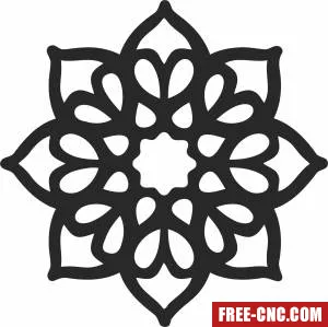 Ornament decorative art - Free dxf download