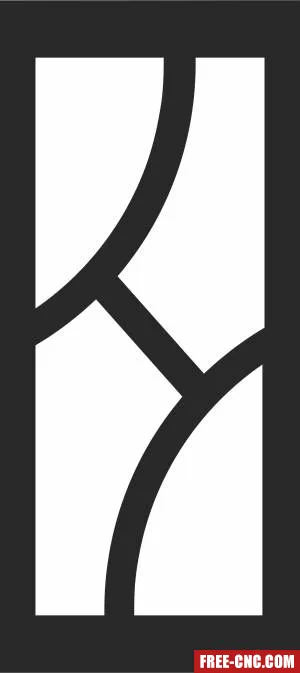 Wall pattern pattern door - Download free dxf for cnc plasma cutting