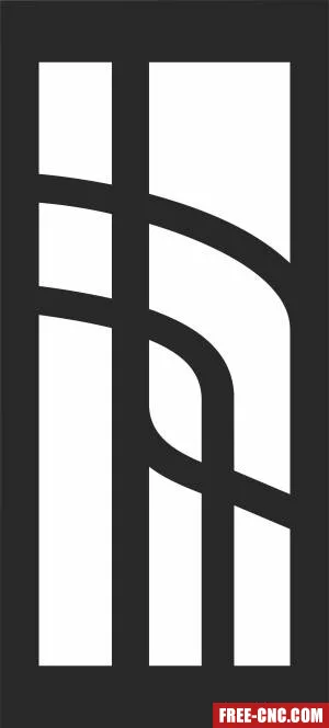 Decorative screen door wall screen door - Download free dxf for cnc plasma cutting