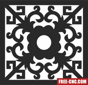 Pattern wall screen wall pattern - Download free dxf for cnc plasma cutting Pattern wall screen wall pattern - Download free dxf for cnc plasma cutting