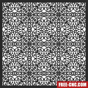 Decorative wall decorative door decorative wall decorative - Free dxf for laser cutting and plasma
