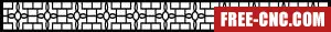 Screen door screen wall - Download free dxf for cnc plasma cutting Screen door screen wall - Download free dxf for cnc plasma cutting