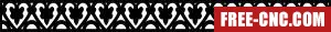 Door wall decorative screen - Free dxf files ready to cut