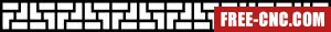 Screen wall screen pattern - Free dxf for laser cutting and plasma