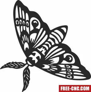 Butterfly clipart - Download free dxf for cnc plasma cutting