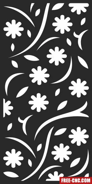 Pattern decorative wall - Download free dxf for cnc plasma cutting
