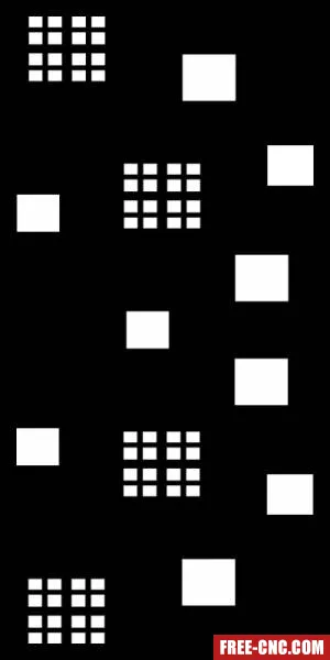 Decorative panels for doors wall screen pattern - free dxf download