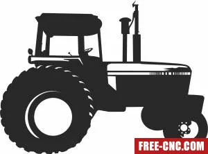 Tractor clipart - Download free dxf for cnc plasma cutting