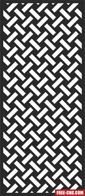 Pattern door wall decorative screen wall pattern - Download free dxf for cnc plasma cutting