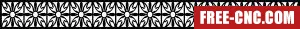 Door wall door wall screen - Free dxf files ready to cut
