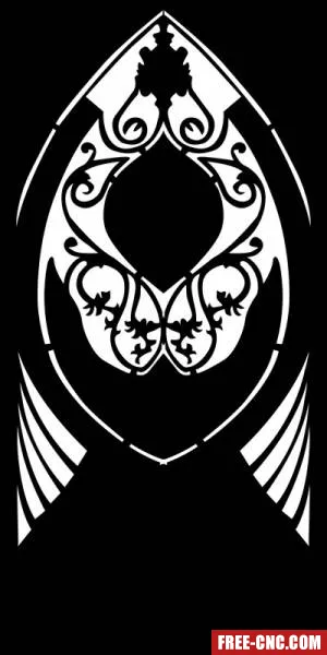 Decorative pattern wall screens panel for doors - free dxf download