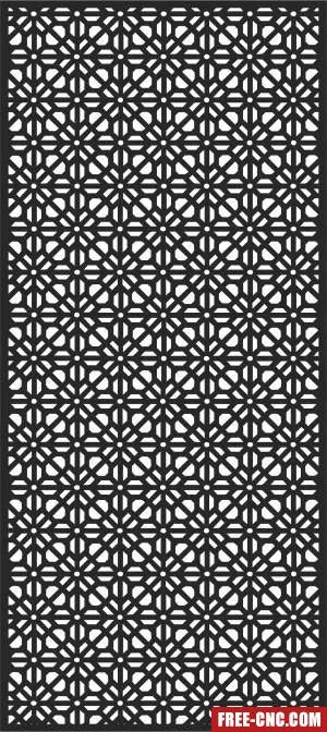 Screen door wall screen - Download free dxf for cnc plasma cutting