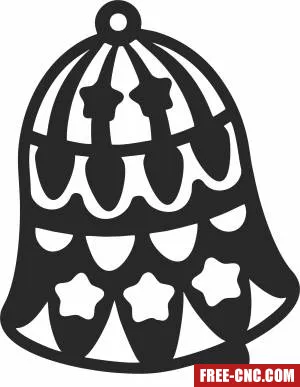 Toys ring christmas ornaments - Free dxf download