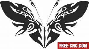 Butterfly art - Free dxf for laser cutting and plasma