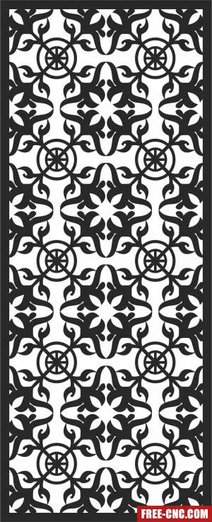 Decorative door decorative screen pattern pattern wall - Download free dxf for cnc plasma cutting