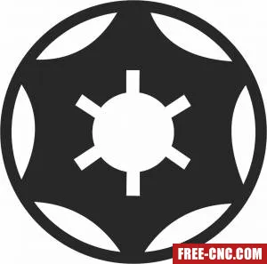 Star wars clipart - Download free dxf for cnc plasma cutting