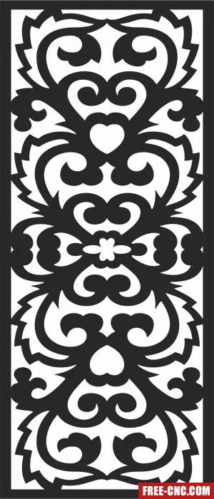 Door pattern door pattern pattern - Free dxf download