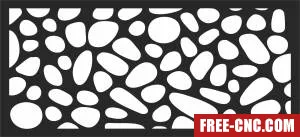 Decorative pattern decorative door - Free dxf download