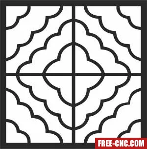 Screen door screen door - Download free dxf for cnc plasma cutting