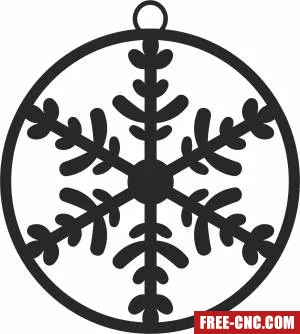 Ornament for christmas - Download free dxf for cnc plasma cutting