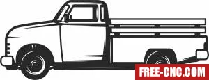 Trailer farm trailer clipart - Free dxf for laser cutting and plasma