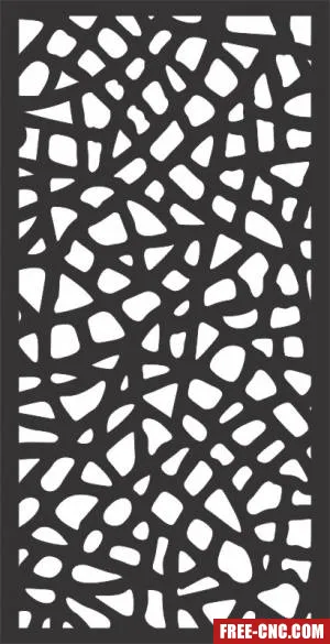Decorative pattern wall screens panel for doors - free dxf download